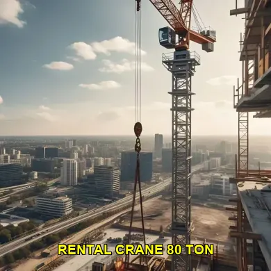 rental crane 80 ton